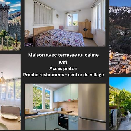La Tiniera A Luceram - Maison Renovee 2023- Terrasse - Wifi - Village Des Creches ภายนอก รูปภาพ